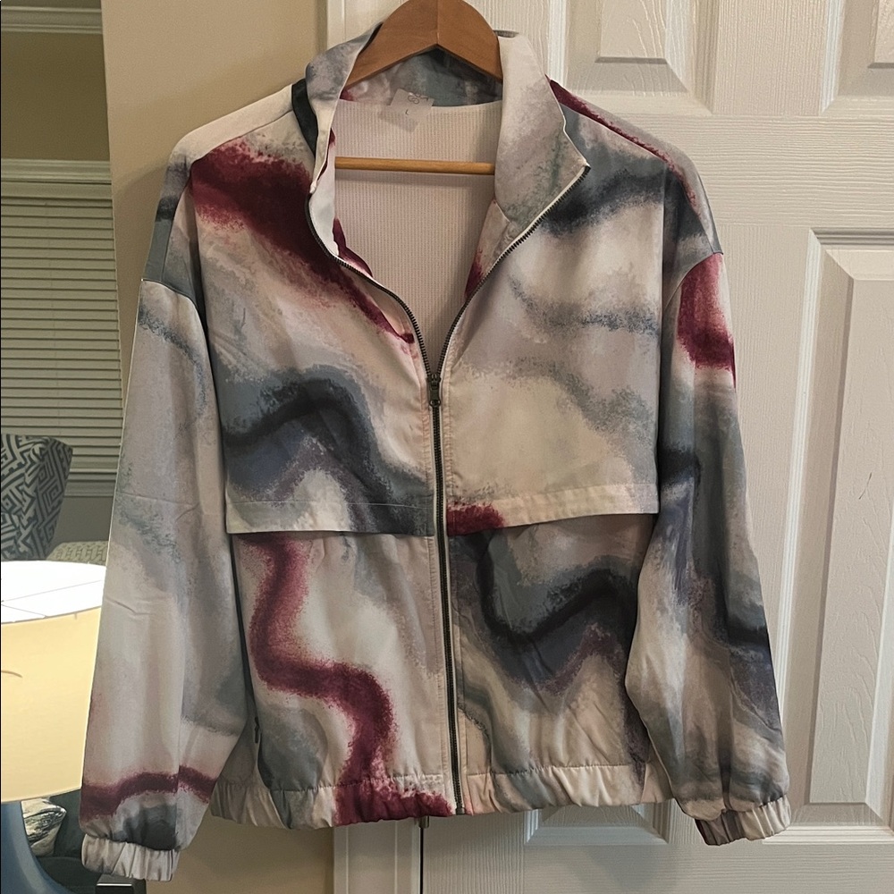 Calia Stylish Women's Multicolor Windbreaker Jacket